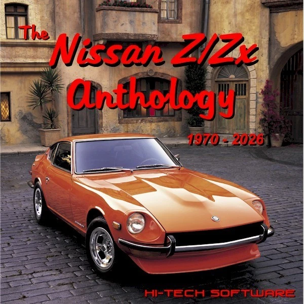 Nissan Z/Zx Anthology 1970-2026 digital encyclopedia DVD-OM 1200+