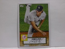 2021 Topps Baseball 1952 Topps Redux #T52-25 Gerrit Cole (New York Yankees)