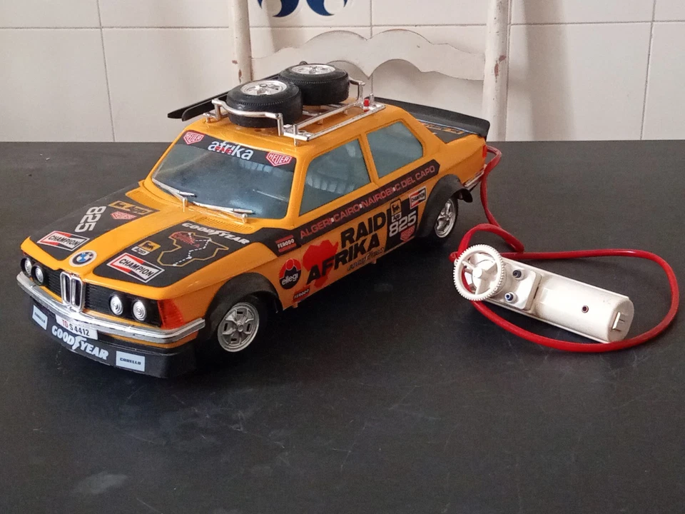 Ellegi 1:10,BMW 323 Afrika Raid #825. Anno 1978.Modello Filoguidato Funzionante! - Immagine 2 di 4
