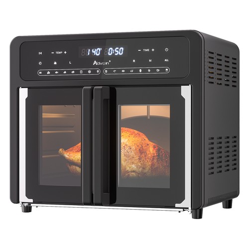 26L Air Fryer Convection Oven LCD Digital Fryers Kitchen Cooker French Door - Picture 8 of 12