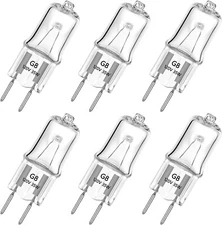 6 Pack G8 Base JCD Type Light Bulb 35W 120V 35 WATT Fast USA Shipping!