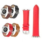 Replacement Leather Watch Band for Apple Watch Series 9 8 7 6 5 4 3 2 Se Ultra 2