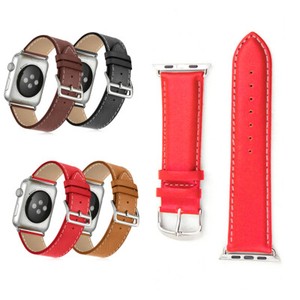 Bande de montres en cuir de remplacement pour Apple Watch Series 9 8 7 6 5 4 3 2 Se Ultra 2