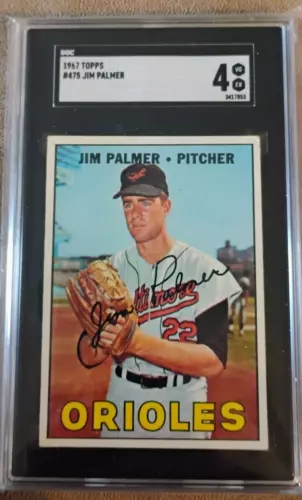 1967 Topps Jim Palmer #475 SGC 4 Vg/Ex