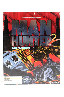 Man Hunter 2; San Francisco - 5 1/4 Disks - Sierra, 1989 - Incomplete