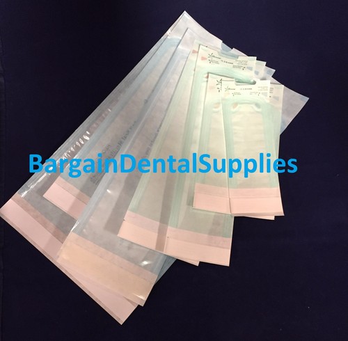 Sacchetto Sacchetto Sterilizzazione Autosigillante 4000 Pezzi Alta Qualità Misura 2,25"X5"  - Foto 1 di 8