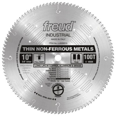 Freud 10'' X 5/8'' X  100T TCG