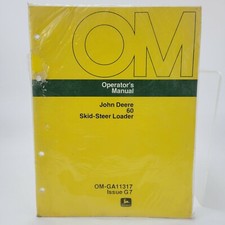OEM John Deere Owner Operator's Manual 60 Skid-Steer Loader