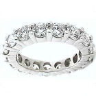 2.70 carat Round Diamond Eternity Ring Platinum Band 18 x 0.15 ct, F Vs any size