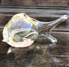 Old Vintage Alum Bay Glass Isle Of White Fish Ornament
