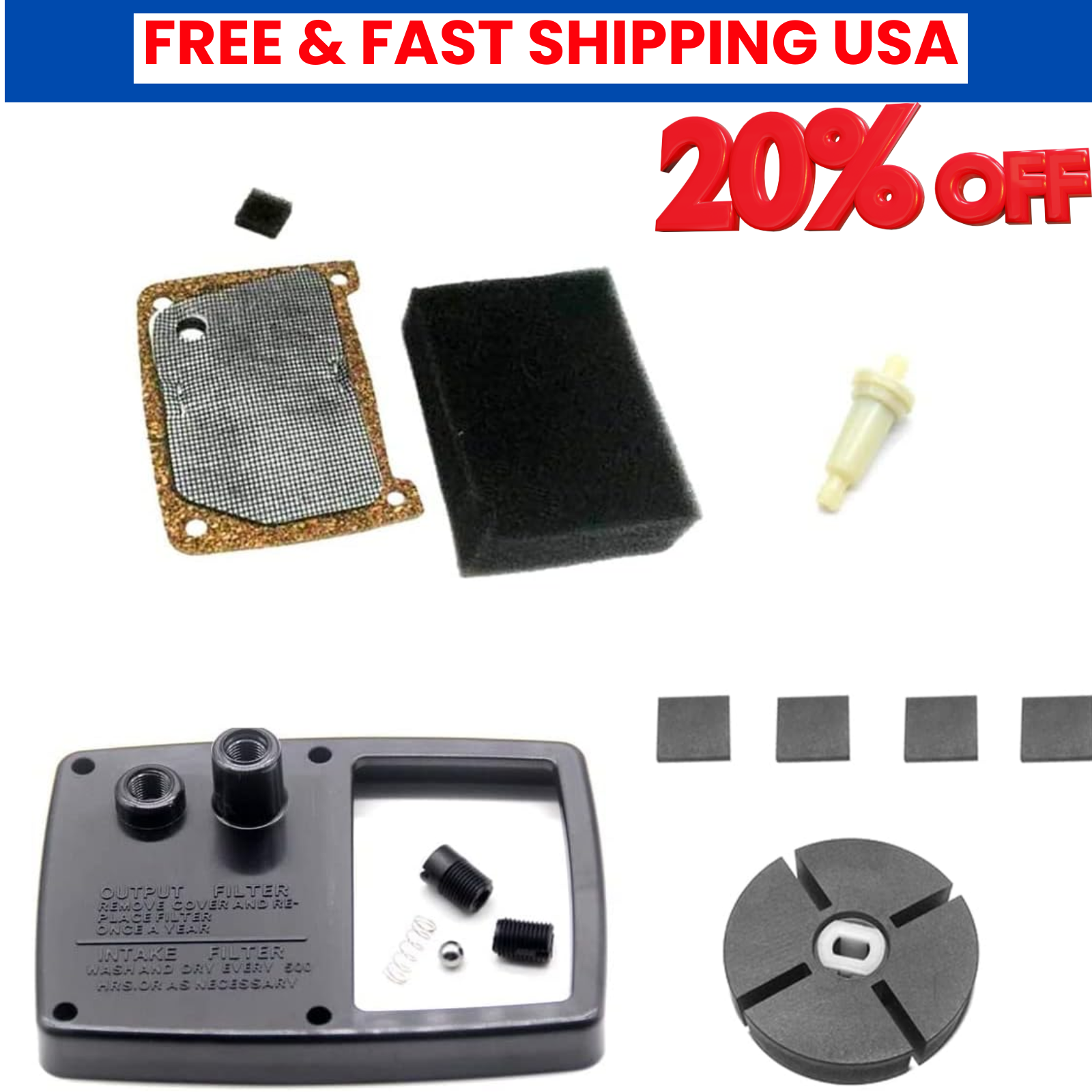 Pro-Parts M16545 Filter Cover and Pump Kit for Desa Master, Reddy, Remington