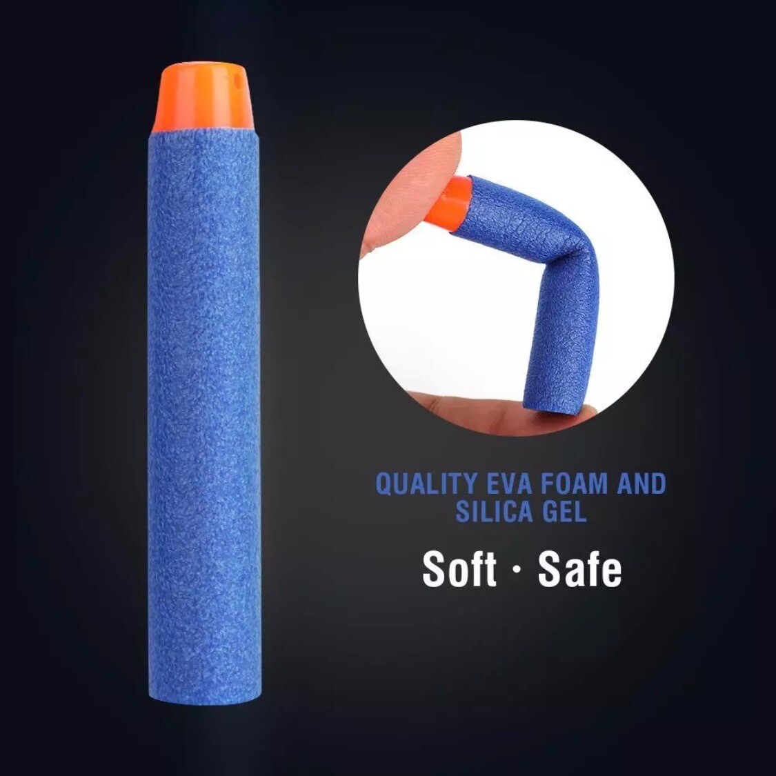 Kids Toy Gun Golden Eagle Safe Shooter Target Kids Safe Toy Gun 10 Blue