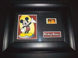 MICKEY MOUSE Framed Movie Film Cell Memorabilia Compliments poster dvd