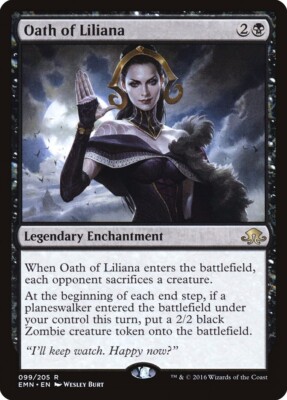 + Oath of Liliana near mint englisch Eldritch Moon Rare MtG Magic the Gathering