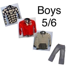 bundle of brand name clothes boys 5/6 small