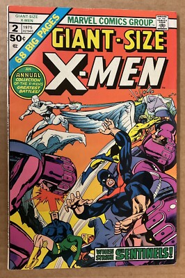 GIANT-SIZE X-MEN #2 (1975) Marvel; Roy Thomas; Neal Adams Art; Very Fine-