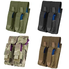 Condor MA71 MOLLE Tactical Double 7.62 Pistol Rifle Kangaroo Magazine Mag Pouch