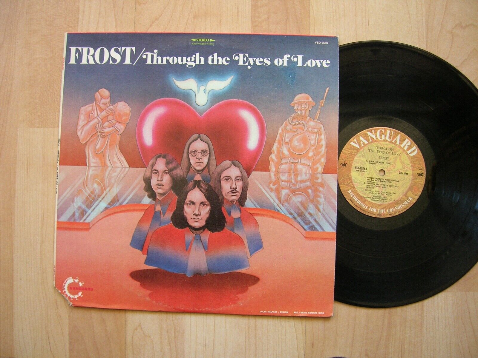 FROST Through the Eyes of Love Vanguard VSD 6556 orig 1970 heavy psych EX