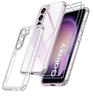 Hülle für Samsung A16/S24FE/A15/A55 Klar Stoßfest Handy Cover & Displayschutz
