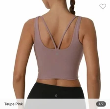 Quiet Luxury Buttery Women's Super Comfortable Sports Bra Active Top