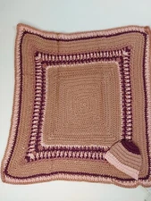 New Soft Preemie Baby Bassinet Cradle  Receiving Blanket & Hat Handmade Crochet