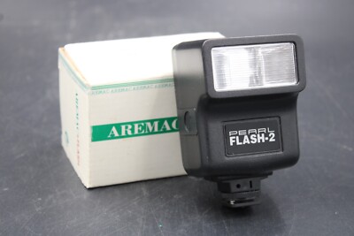 Aremac-Flash S-300 Pearl Flash-2 Blitzgerät Universal Mittenkontakt schwarz OVP