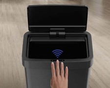 13.2 Gallon Kitchen Sensor Trash Can,Plastic Motion Sensor Kitchen Trash Can