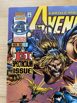 AVENGERS #1 - MARVEL COMICS, HEROES REBORN, THOR, CAPTAIN AMERICA