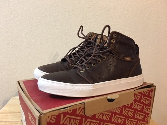 vans alomar brown leather