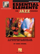 Essential Elements for Jazz Ensemble Tenor Saxophone Method Book 000841348