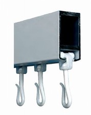 WHEELED NYLON HOOK CARRIERS for HOSPITAL SHOWER TRACK x 12 Curtain Slide Glide