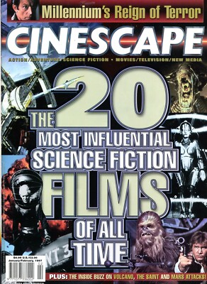 CINESCAPE  Jan/Febr 1997, Format 27x20cm, Cover: THE 20 MOST INFLUENTIAL SF FILM