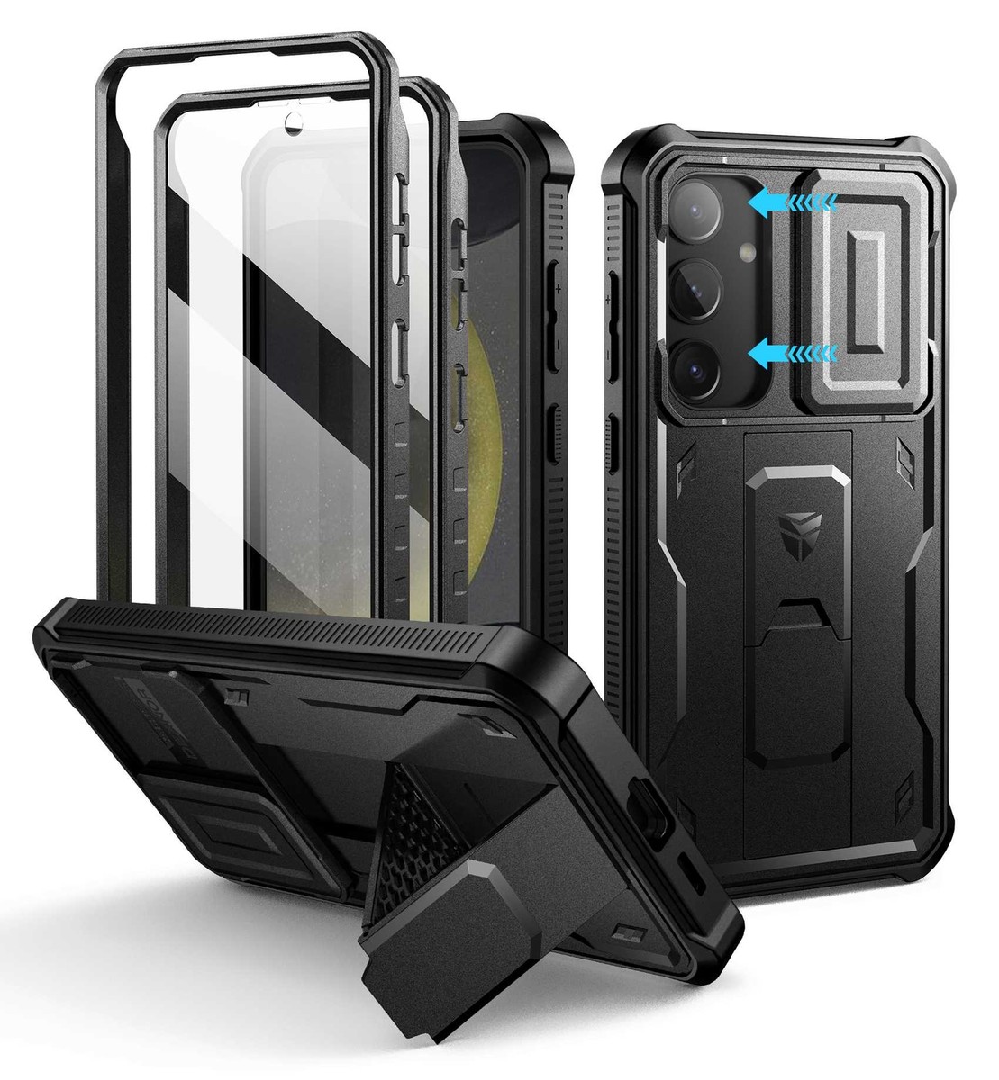 Dexnor for Samsung Galaxy S24 Plus S24+ Case Heavy Duty Rugged with Camera Cover | eBay Dexnor for Samsung Galaxy S24 Plus S24+ Case Heavy Duty Rugged with Camera Cover | eBay