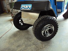 Diamond Plate Front Bumper Shock Cover for EZGO TXT/PDS Golf Cart 94 Made in USA