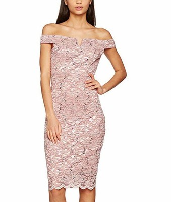 quiz scallop lace dress