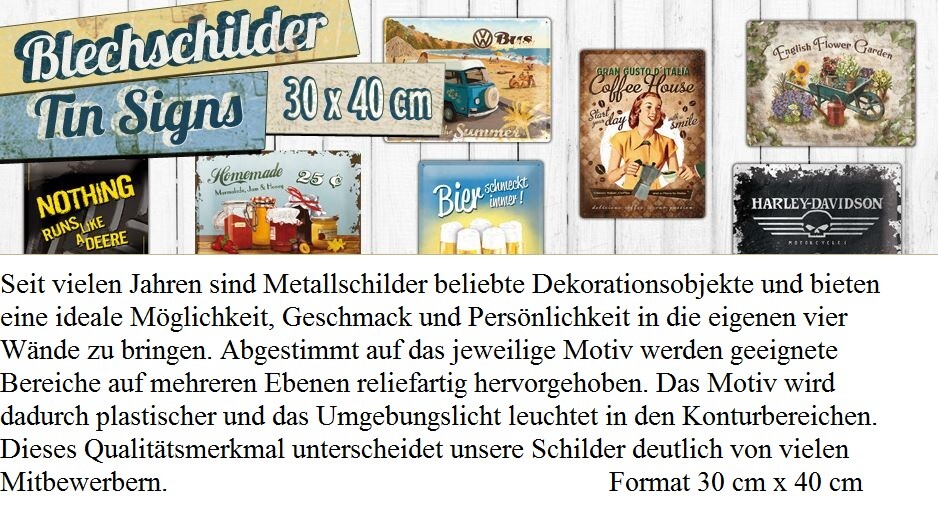 Thumbnail - Nostalgic Art Blechschild Route Us 66 Motel Blue Star Open All Year 30