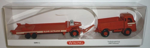 Wiking 049002 MB Pullman Tiefladehängerzug 1955 - 1963 Ruhr Intrans 1:87 Spur H0