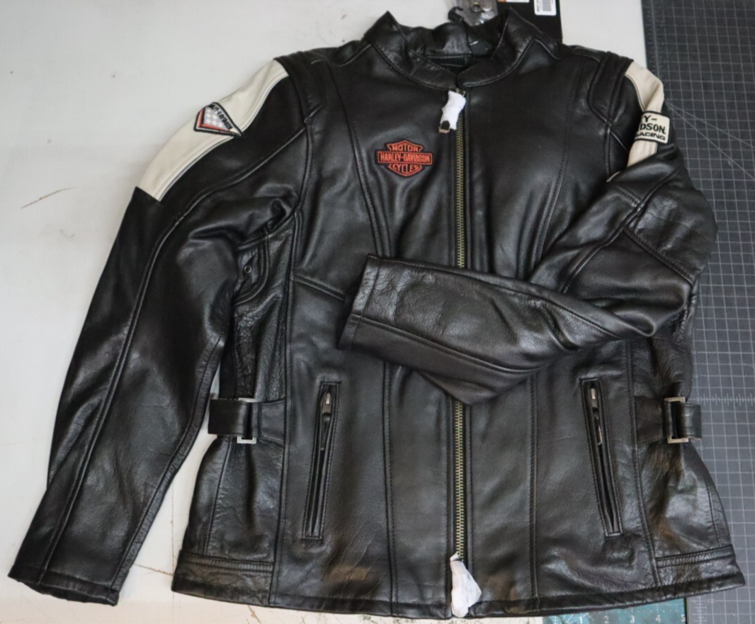 Harley Davidson Women's Enduro Leather Riding Jacket (98007-22VW/000L) SZ: Large