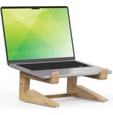 W DH Wooden Laptop Stand Wood  Easy to Assemble Wood. New in box