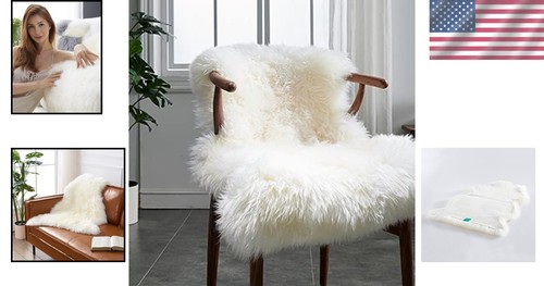 Cozy 2'x3' Plush Sheepkin Rug - Handmade Premium Wool Area Mat for Home Decor - Picture 2 of 10