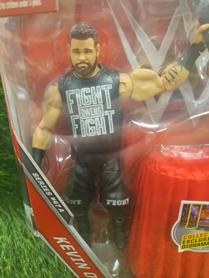 Figura de acción Kevin Owens Mattel WWE Elite Series #47 nueva en caja caja ERROR Foto 3 de 4