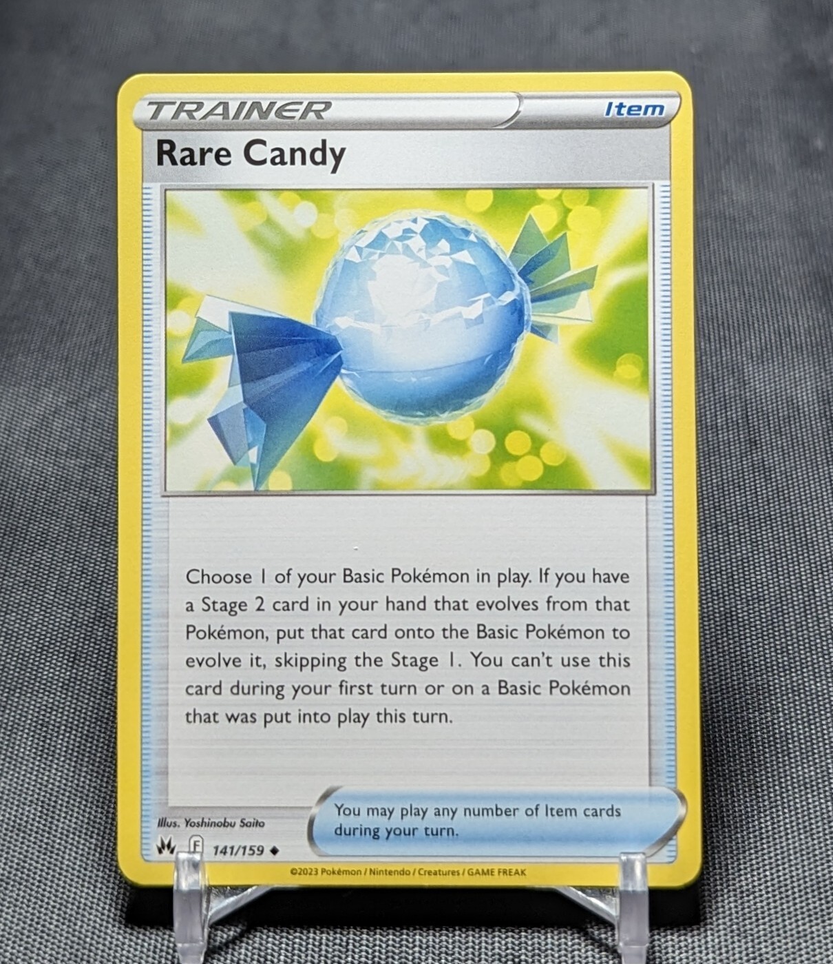 Rare Candy Regular Uncommon Trainer 2023 Crown Zenith Pokemon TCG Card 141/159