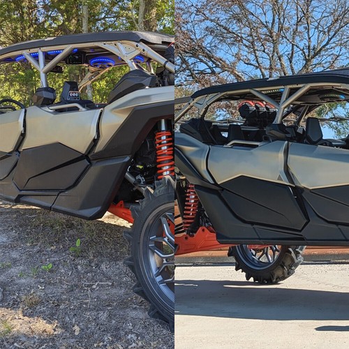 Rear Lower Door Panels Inserts for 2017-2023 Can Am Maverick X3 MAX 4 Door - Picture 8 of 12