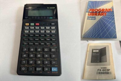 CASIO FX-603P POCKET COMPUTER SCIENTIFIC PROGRAMMABLE FUNCTION 