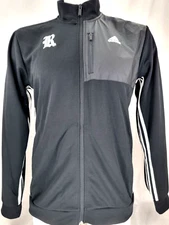 NEW Rice University Owls Black Adidas Transitional Tracktop FZ Jacket Men's XL