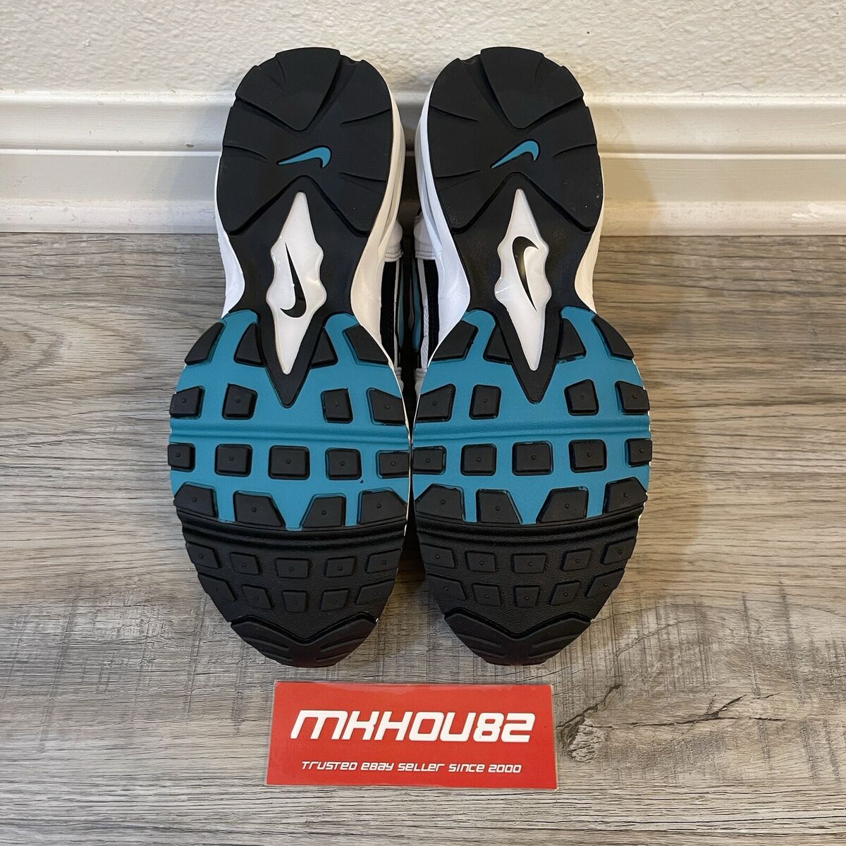 New Nike Air Max 96 II Mystic Teal White Black Running Shoe New Nike Air Max 96 II Mystic Teal White Black Running Shoe