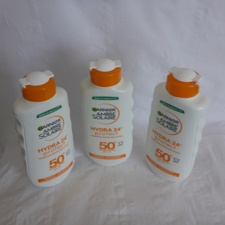 3 Garnier Ambre Solaire Hydra 24 Hour Protect Hydrating Protection