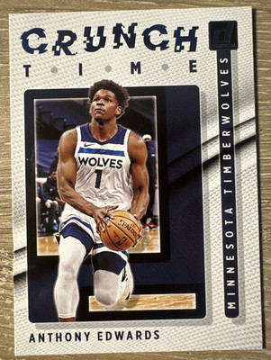 2021-22 Panini Donruss - ANTHONY EDWARDS - Crunch Time Insert - Minnesota