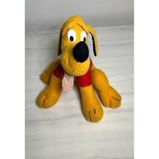 Vintage Playskool Pluto Plush Disney Dog Classic 80s Stuffed Animal Toy