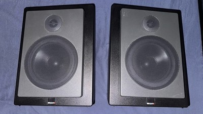 Pair Vintage Speakers ql-250-ds mb quart Bookshelf 9x8 4 Ohm 50-80w Germany RARE